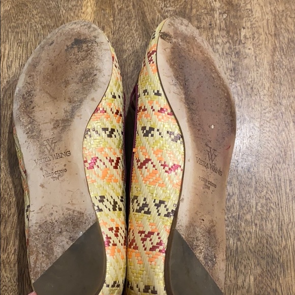 Vera Wang Raffia Round-Toe Woven Loafers - Picture 7 of 7